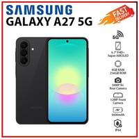 NEW Samsung Galaxy A27 5G Black 8GB+256GB Dual SIM Unlocked Android Smartphone
