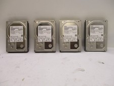Lot Of 4 HGST NAS HDN724020ALE640 4TB 7200RPM SATA 6Gb 64MB 3.5" 0F14685 T8 E11
