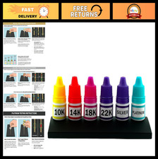 Gold Silver Platinum Testing Kit - 10K 14K 18K 22K .999 .925 Solutions  Test St