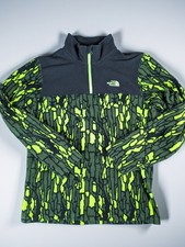 The North Face 1/4 Zip Pullover Fleece Youth XL 18/20 Florescent Camo