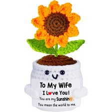 Qunland Valentines Day Gifts for Her Wife from Small, Yellow White Green 