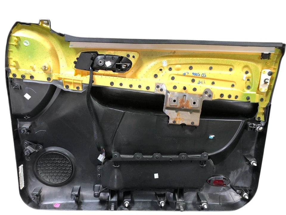 GMC Yukon XL1500 2007-08 par de paneles de moldura de puerta delantera izquierda/derecha negros con lumbar PWR Foto 3 de 4