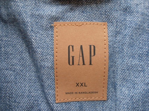 Neu mit Etikett Gap Blue Denim Herren Jacke Größe 2XL - Bild 7 von 8