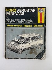 Haynes Automotive Repair Manual 1476 Ford Aerostar Mini-vans 1986 - 1992