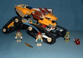 LEGENDS OF CHIMA, LAVAL'S ROYAL FIGHTER SET NO. 70005 - LEGO - 2013 - USED