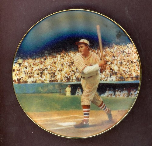 1995 BRADFORD EXCHANGE ROGERS HORNSBY MINI PLATE 526627 (KYCARDS)