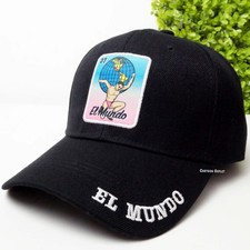 Mexican Bingo Cap Hat Gorra Color Black Loteria Mexicana Gorra Cartas El Mundo