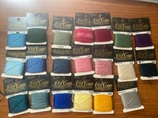 Vintage J & P Coats  Embroidery Floss Thread Lot of 20 Many Colors