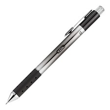TUL GL1 RETRACTABLE GEL PEN POINT 0.5 MM GRAY BARREL BLACK INK PACK OF 12 BLACK