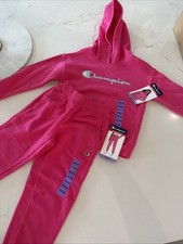Champion Kids Set Pink Size XS 5/6 Both Pieces New With Tags