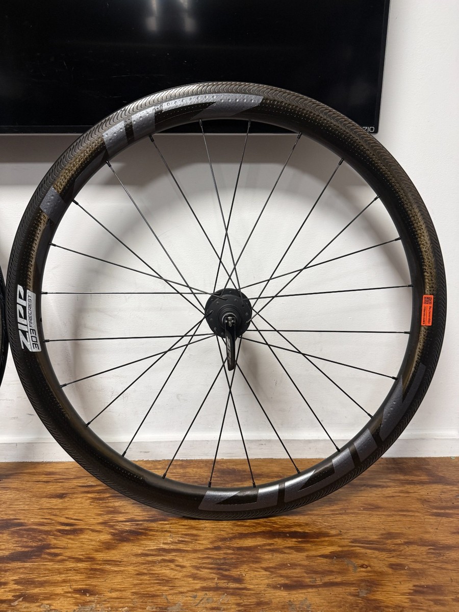 Zipp 303 Firecrest Rim Brake Carbon Wheel Set Tubeless ZR1 11/12