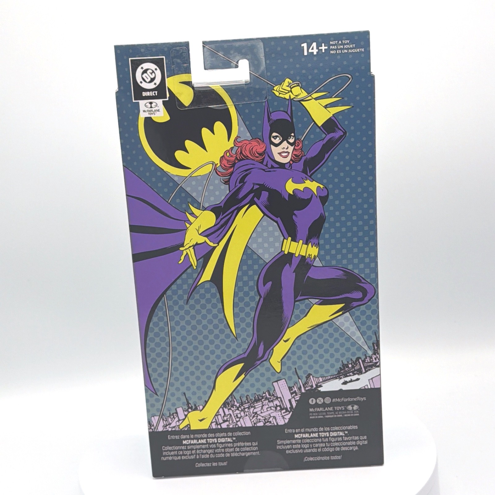 McFarlane Toys Batgirl Action Figure New DC Direct Digital Purple Yellow 7 Inch