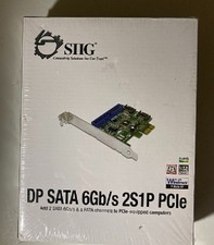 SIIG DP SATA 6Gb/s 2S1P PCIe Adapter Brand New Sealed