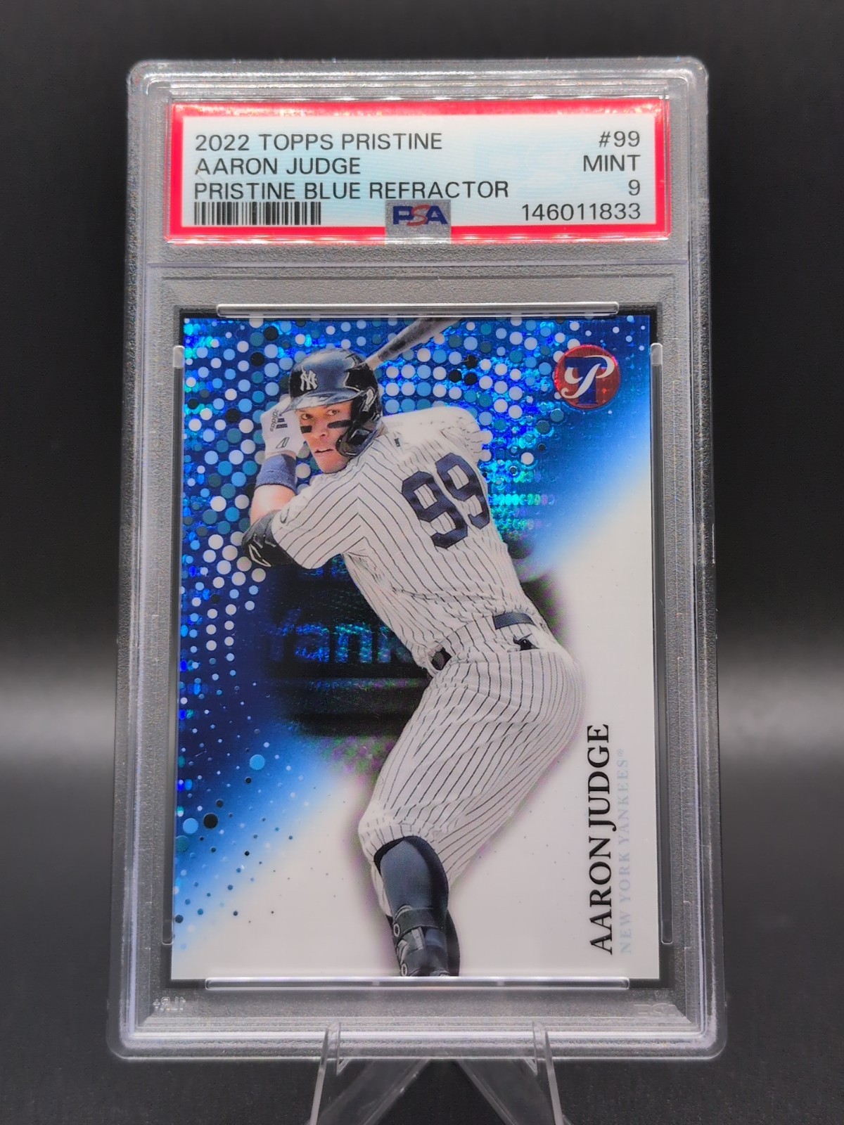 2022 Topps Pristine - Aaron Judge #99 Pristine Blue Refractor 75/75