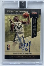 2021 OPTIC PANINI CONTENDERS DAVID ROBINSON AWARD WINNING AUTO 1/1 BLACK BOX 