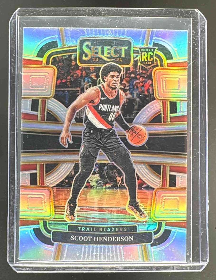 Scoot Henderson 2023 Panini Select #77 Silver Prizm Rookie RC Concourse
