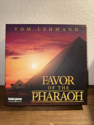 Favor of The Pharaoh Tom Lehmann Board Game Bezier Games 2015 New/open Box