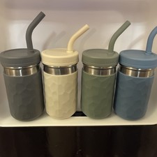 2-in-1 Drinking Cups for Kids, Durable Stainless Steel Tumbler for Smoothies,...