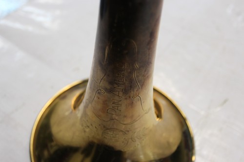 Vintage Pan American Elkhart Trombone w/Mouth Piece & Case - Picture 10 of 21
