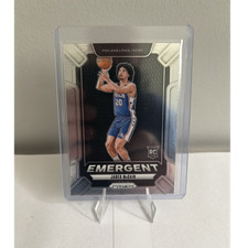 2024-25 Panini Prizm Jared McCain Philadelphia 76ers Rookie Emergent Insert #19