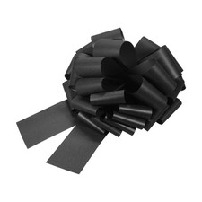 2pcs 16 Inch Large Pull Bow Gift Wrapping Big Pull Bows Ribbon, Black
