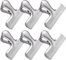 6 Pack Bag Clips, Stainless Steel Chip Clip, Chip Clips Bag Clips Food Clips, Ba