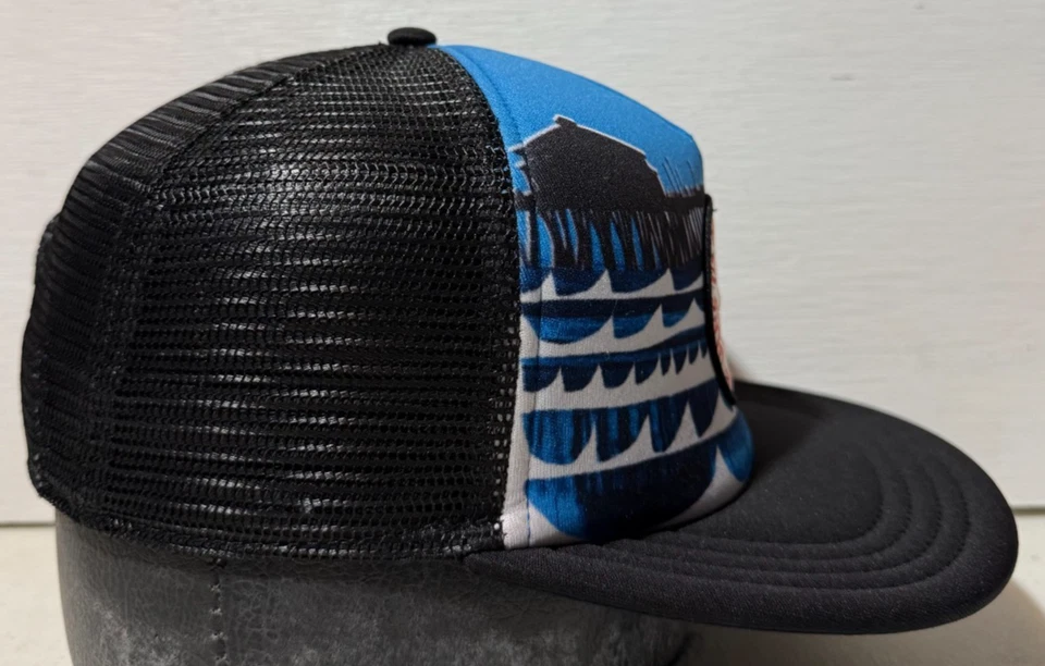 Vans 2015 US Open of Surfing Malla Snapback Espuma Camionero Sombrero Negro/Azul Foto 2 de 4