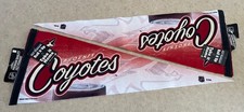 Phoenix Coyotes Pennant Lot Of 2 Hockey Team NHL New With Tags 30&rdquo; Made In USA