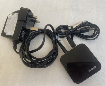 D-LINK DUB-H4 4Ports USB 2.0 Hub HI-Speed Adapter mit Netzteil