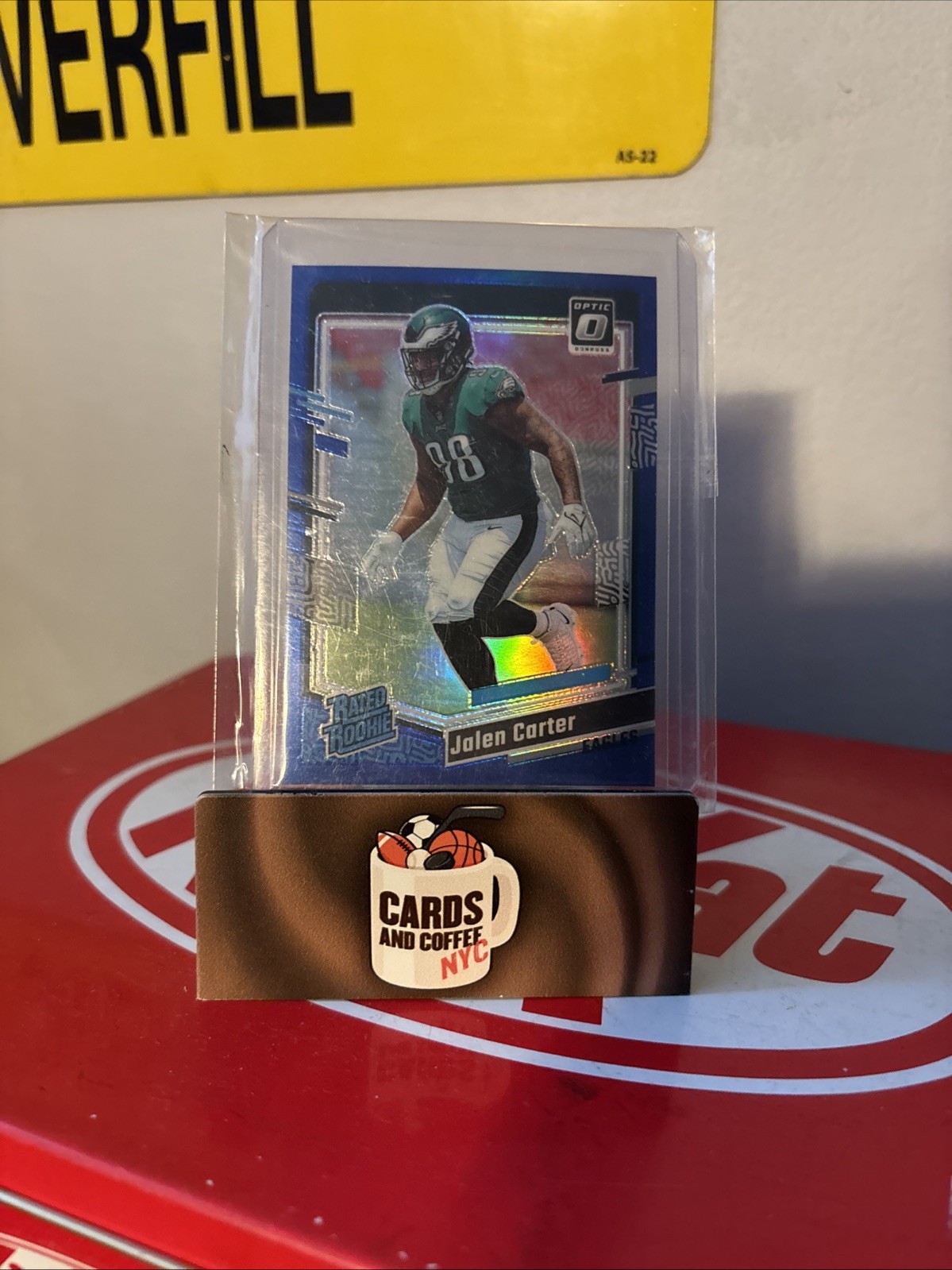 2023 Panini Donruss Optic - Rated Rookie Jalen Carter #281 Blue Prizm /199 (RC)