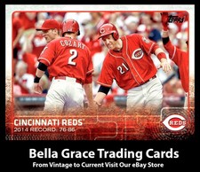 2015 Topps Cincinnati Reds #277 Cincinnati Reds  MLB Baseball 