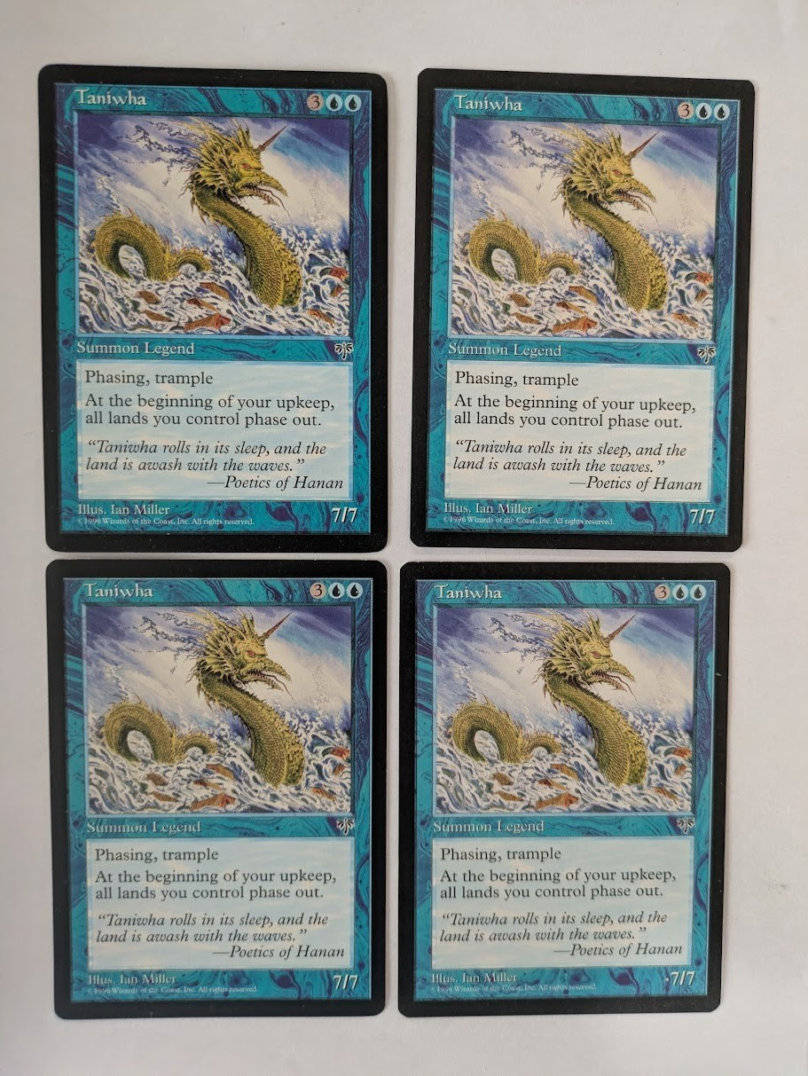 4 Taniwha Mirage MTG NM Free shipping with tracking