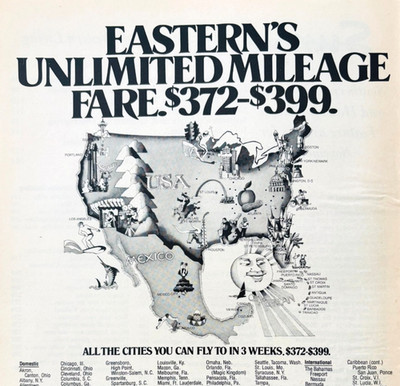 1978 Eastern Airlines Advertisement Vintage Aviation Wings Of Man DWW12E