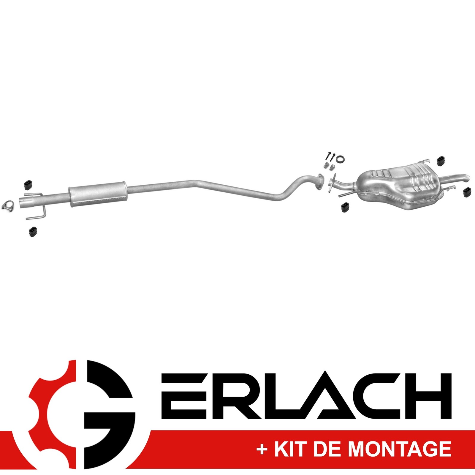 Pot d'échappement Opel Astra G 1.7 anti-vibration contre les bruits moteurs