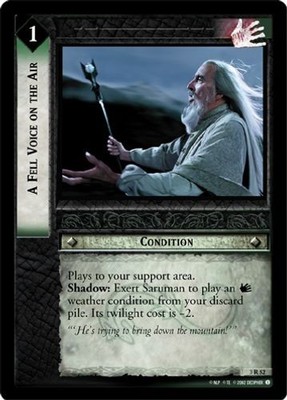A Fell Voice on the Air - Realms of the Elf Lords - Herr der Ringe TCG