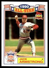 Jack Armstrong 1991 Topps #21 Reds MLB READ FREE SHIPPING AutographDen