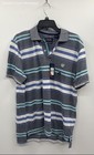 Chaps Blue Stripes Polo Shirt - Size M — photo 1