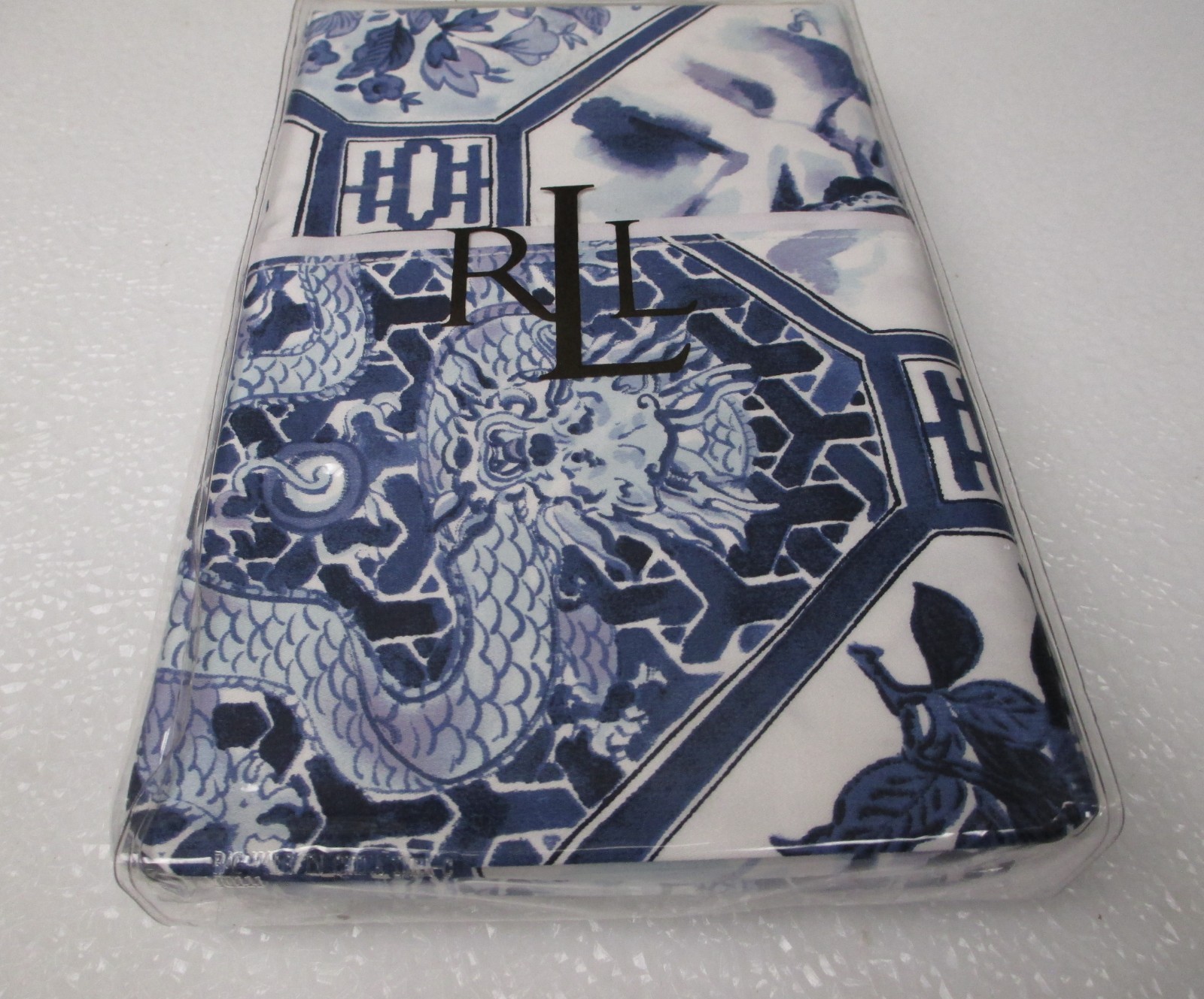 Ralph Lauren PALM HARBOR 450TC White Blue Octagonal Floral Standard Pillowcases thumbnail 11