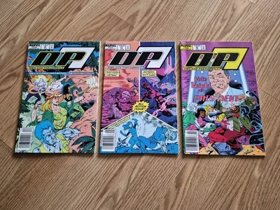 D.P.7 DP7 #26+27+28 New Universe Marvel Comics 1989 VF+ THREE Issues NEWSSTAND 