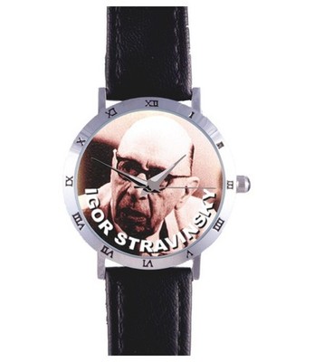 IGOR STRAVINSKY WATCH: COMPOSER, CLASSICAL, RUSSIAN, MUSIC, RARE COLLECTIBLE!