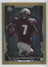 2015 Bowman Rookies Gold Rainbow Foil 144/399 Shaq Thompson #14 0c4