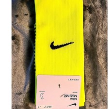 Nike Matchfit Soccer Socks Volt Neon Yellow Knee High Dri-FIT Youth 3Y-5Y