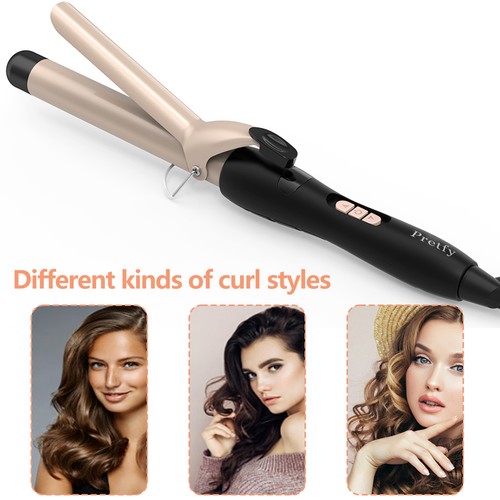 Rizador de pelo Pretfy 1 pulgada temperatura ajustable LCD temperatura ZXQQ - Imagen 7 de 7