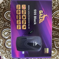 Gazal 555 black  5G Turbo 4k ipTV Receiver Brand New In Box Free Postage UK.