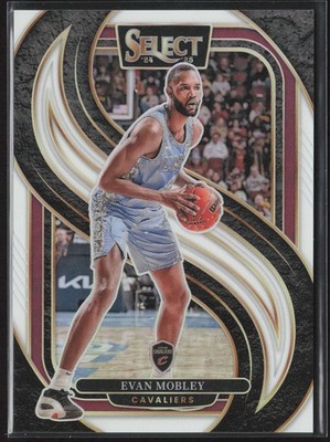 2024-25 Panini Select #112 Evan Mobley White Prizm #/149