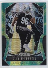 2019 Panini Prizm Rookies Hyper Prizm 69/175 Clelin Ferrell #316 13c1