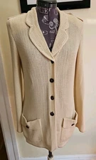 Vintage Escada Margaretha Ley Size 36 US 6 Cardigan Blazer SOLD AS IS *READ*