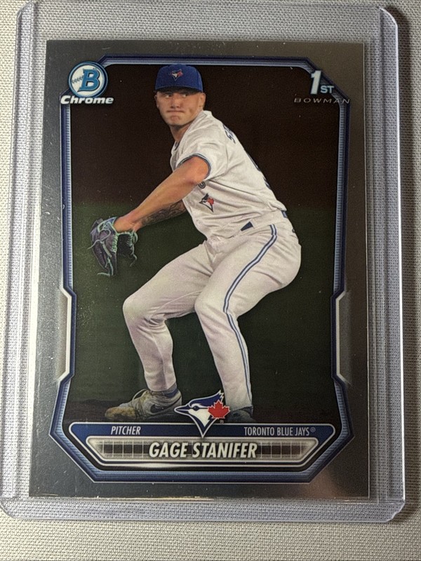 2026 Bowman CHROME Gage Stanifer 1st Bowman ROOKIE #BCP-37 - Toronto Blue Jays