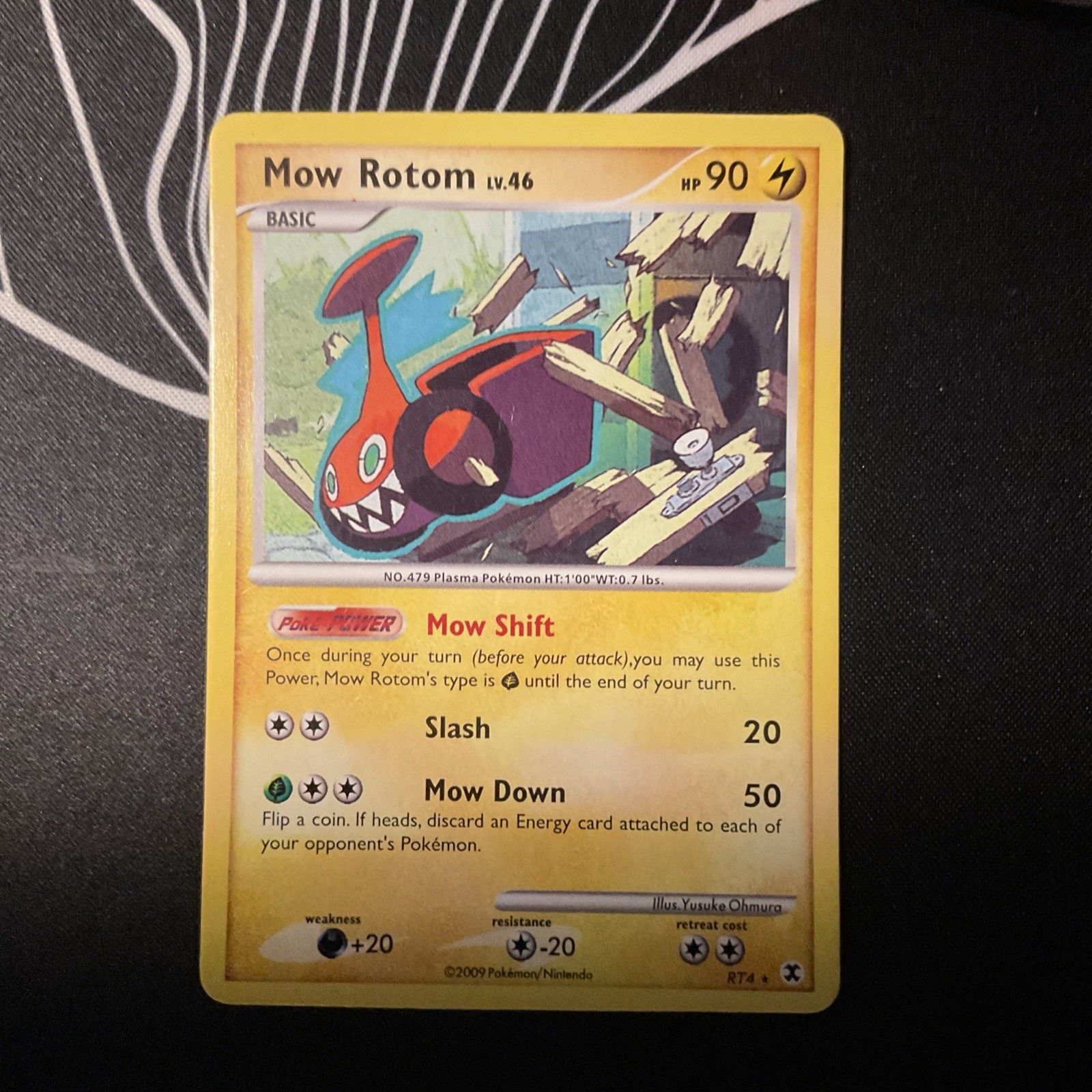 Pokemon Mow Rotom RT4 Rising Rivals from 2009 MP