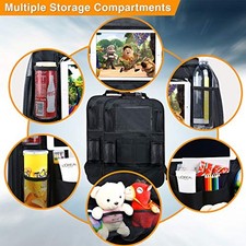 Backseat Organizer, Car Organizer Back Seat Car Organizer for Kids with Hole